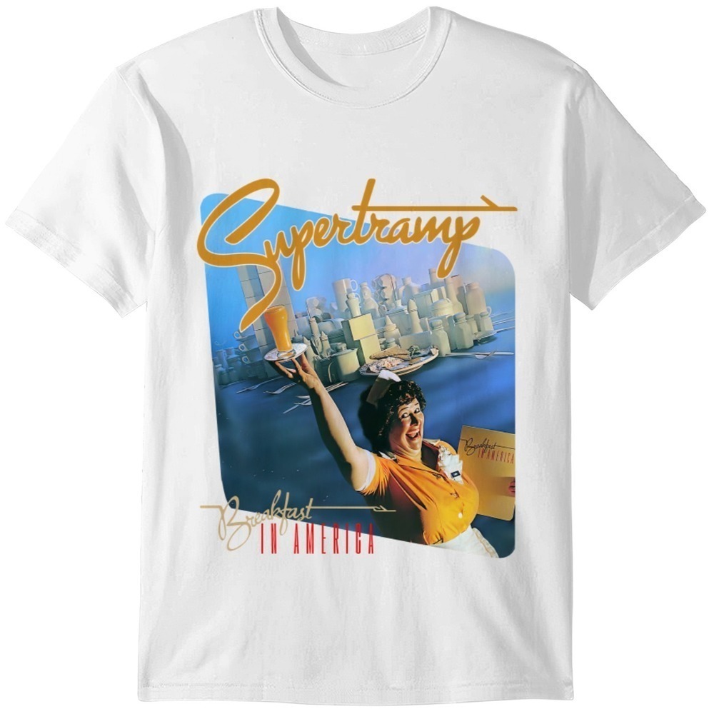 Supertramp Shirt Breakfast In America Rock Band Legend Tshirt